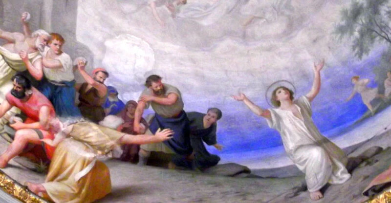 Martirio di santo Stefano - Parrocchia del SS. Martino e Stefano di Serravalle